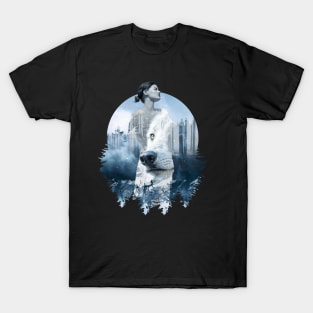 Urban dog wolf T-Shirt